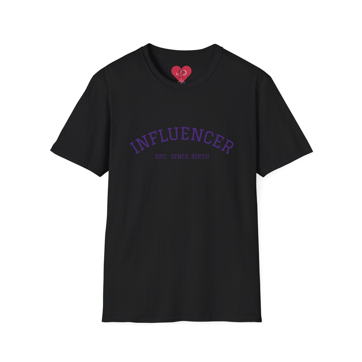 Influencer T-Shirt - Unisex Softstyle Tee for Trendsetters, Casual Wear, Birthday Gifts, Influencer Apparel, Everyday Comfort